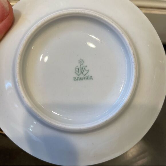 Antique Hand painted German Gareis, Kuhnl & Co Bavaria Porcelain Bone China Cup - Picture 8 of 16